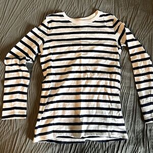 Striped Long Sleeve Tee sz 8-9